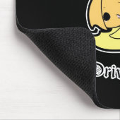 Jij rijdt me vast. Muismat (Hoek)