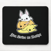 Jij rijdt me vast. Muismat (Voorkant)