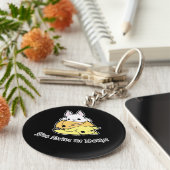 Jij rijdt me vast. Sleutelhanger (Zijkant)