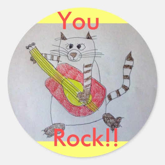 Jij, Rock! Sticker (Voorkant)