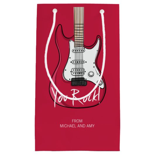 Jij Rock Valentijnsdag Gift Bag Klein Cadeauzakje (Voorkant)