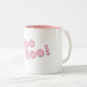 Jij rockregenboog Dash! Woohoo! Tweekleurige Koffiemok (Voorkant rechts)