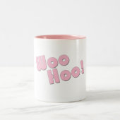 Jij rockregenboog Dash! Woohoo! Tweekleurige Koffiemok (Center)