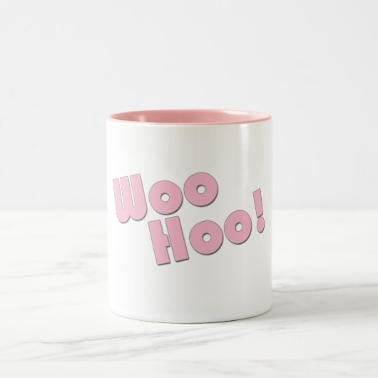 Jij rockregenboog Dash! Woohoo! Tweekleurige Koffiemok (Center)