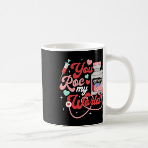 Jij Rokt Mijn Wereld Verpleegster Valentijnsdag Er Koffiemok