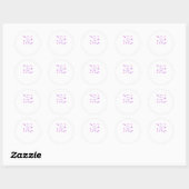 Jij Ronde Sticker (Vel)