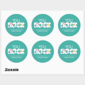 Jij rotsklimmen Dank je Sticker (Vel)