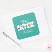 Jij rotsklimmen Dank je Sticker (Envelop)