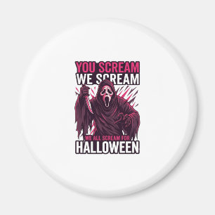 Jij Scream We Halloween Ghostface Bloody Mes Magneet