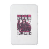 Jij Scream Wij Halloween Ghostface Bloody Mes Badmat (Voorkant Verticaal)
