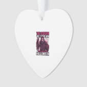 Jij Scream Wij Halloween Ghostface Bloody Mes Ornament (voorkant)