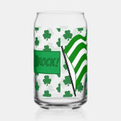 JIJ SHAMROCK! BLIKVORM GLAS (Rechts)