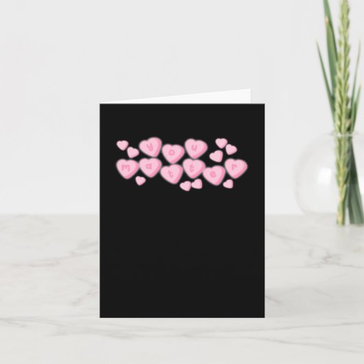 Jij Snoep Hearts Sticker Kaart (Voorkant)