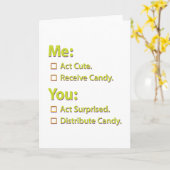 Jij Snoep. Kaart (Gele Bloem)