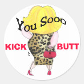 Jij Sooo Kick Butt stickers (Voorkant)