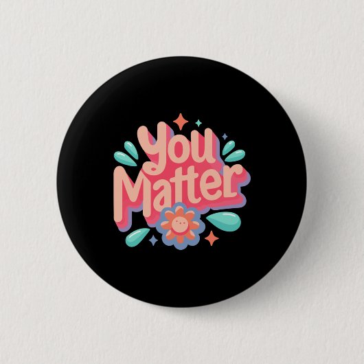 Jij Sticker 6 Ronde Button 5,7 Cm (Voorkant)