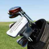 Jij Suck. Ga naar huis! (putter) Golfheadcover (Insitu)