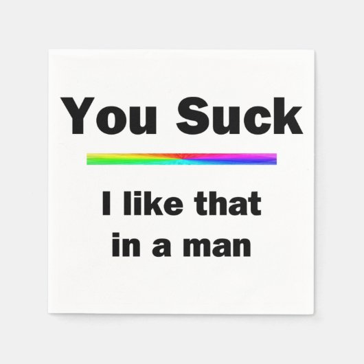 Jij Suck Servet (Voorkant)