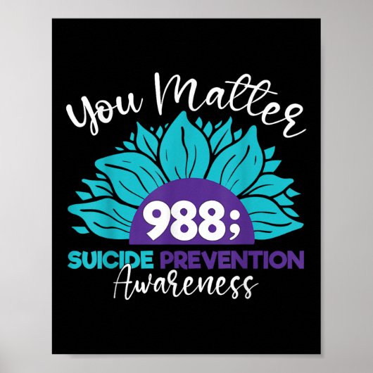 Jij Suïcidepreventie bewustzijn Poster (Voorkant)