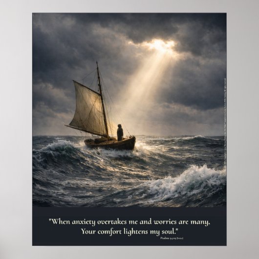 Jij troost mijn ziel poster (Voorkant)