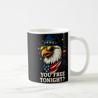 Jij vanavond 4 juli Grappige Onafhankelijkheidsdag Koffiemok