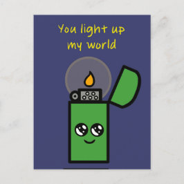 "Jij verlicht mijn wereld" Briefkaart