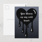 Jij Verwarmt Mijn Koude Dode Hart Briefkaart (Voorkant / Achterkant)
