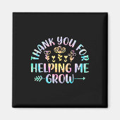 Jij voor het helpen groeien van dankbare Afstudere Magneet (Voorkant)