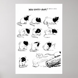 Jij vuile Rat. Poster