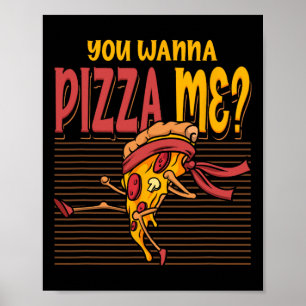 Jij Wil Een Pizza Van Mijn Karate Stijl MMA Taekw Poster