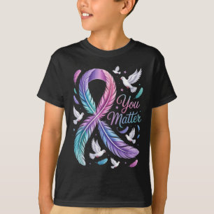 Jij Zelfmoordbewustzijnslint Duif Mentale Gezondhe T-shirt
