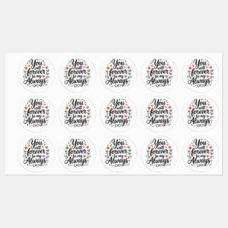 Jij zult voor altijd mijn altijd zijn – Romantisch Labels