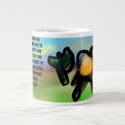 jijzus hoort ons grote koffiekop (Voorkant)