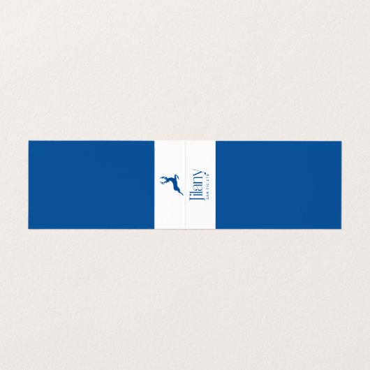 JILANY FOLDED Visitekaartje (Binnenkant ongevouwen)