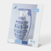 JILANY RECLAMEBORD MET VOETSTUK (Voorkant)