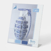 JILANY RECLAMEBORD MET VOETSTUK (Voorkant)