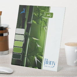 JILANY RECLAMEBORD MET VOETSTUK