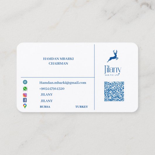 JILANY Visitekaartje (Achterkant)
