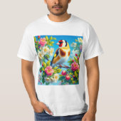 Jilguero en Su Elemento T-shirt (Voorkant)