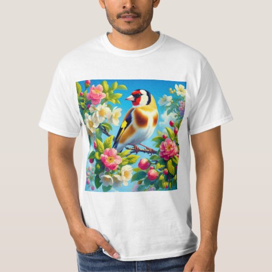 Jilguero en Su Elemento T-shirt (Voorkant)