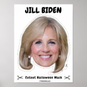 Jill Biden Halloween Mask Poster (Voorkant)