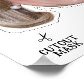 Jill Biden Kostuum Masker Poster (Hoek)