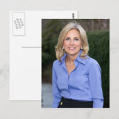 Jill Biden Post Kaart (Voorkant / Achterkant)