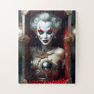 Jill In The Box beroemd gemaakt door Steampunk Vro Legpuzzel