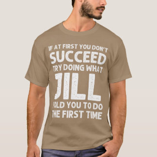 JILL Naam Persoonlijke Verjaardag Grappig Kerstmis T-shirt