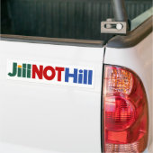 Jill NOT Hill Bumpersticker (Op Truck)