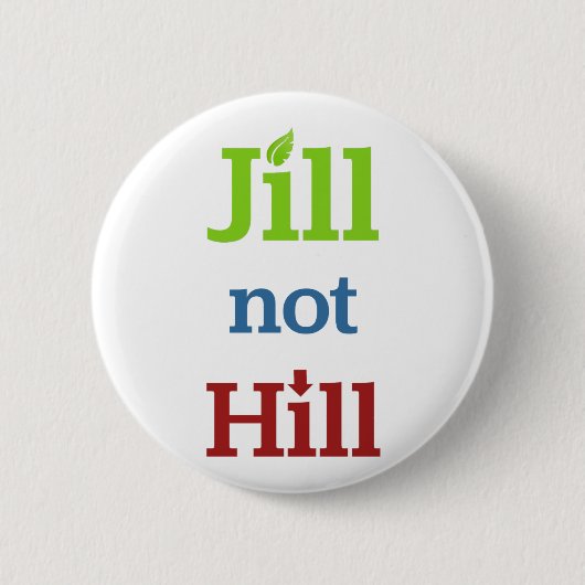 Jill Not Hill Ronde Button 5,7 Cm (Voorkant)