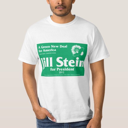 Jill Stein 2012 Shirt (Voorkant)