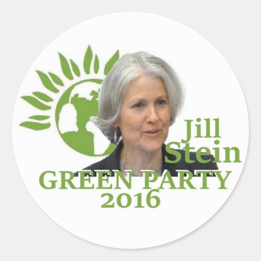 Jill STEIN 2016 Sticker (Voorkant)