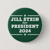 Jill Stein 2024 Ronde Button 5,7 Cm (Voorkant)